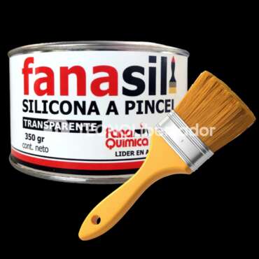 Fanasil Silicona Pintable Transparente Impermeable 350 gr + Pincel N20
