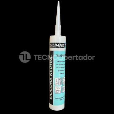 Sellador Silimax Silicona Neutra 280ml Transparente Adhesivo