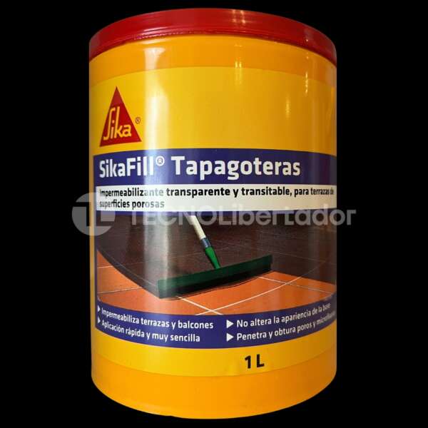 Sikafill Tapagoteras 5lts Impermeabilizante Transparente