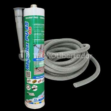Mapeflex Pu45 Ft Poliuretanico + Fondo De Junta 10mm X 10mts