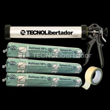 Aplimas Apliseal Np1 600cc X3u + Pistola 600cc + Cinta Papel