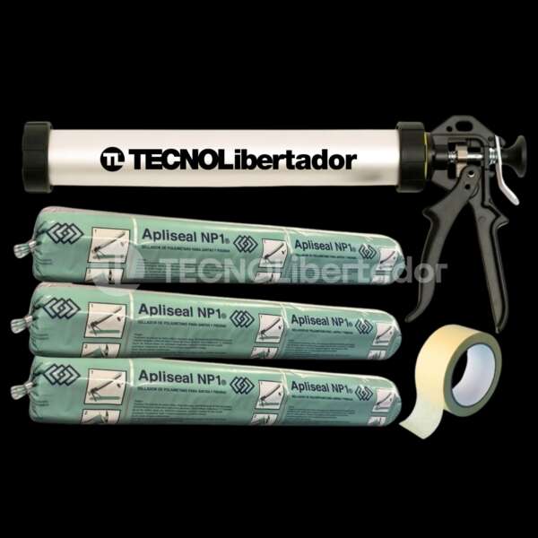 Aplimas Apliseal Np1 600cc X3u + Pistola 600cc + Cinta Papel