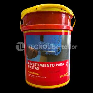 Pintura Piletas Protex 20 Lts Celeste Al Agua Impermeable