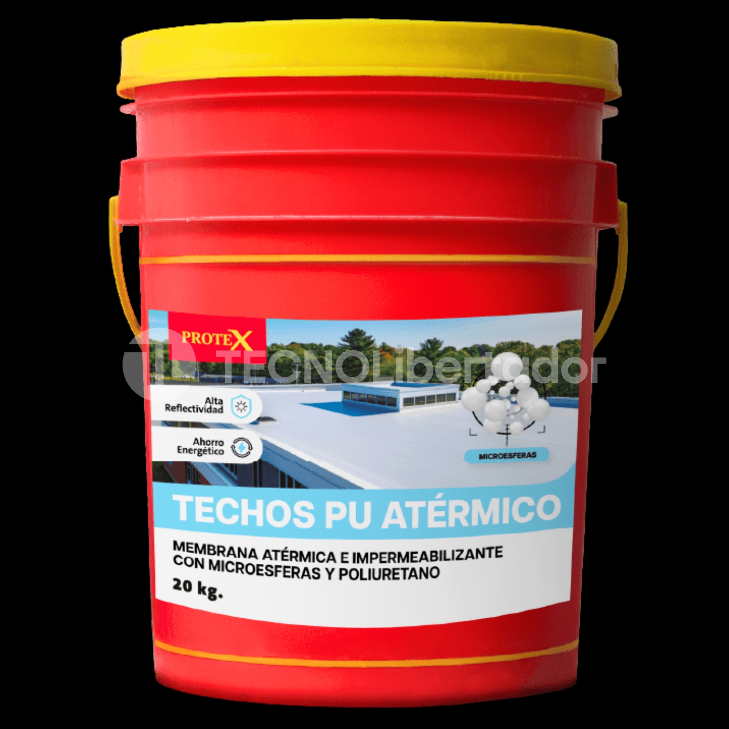 Protex Pu Atermico 20kg Membrana Liquida Impermeabilizante
