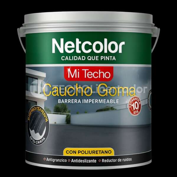 Netcolor Caucho Goma 20kg Membrana Liquida Impermeable