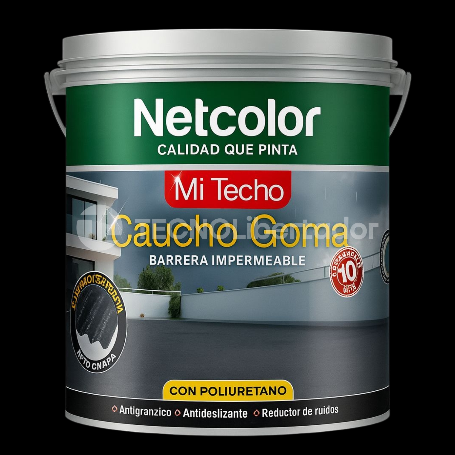 Netcolor Caucho Goma 20kg Membrana Liquida Impermeable