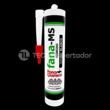 Sellador Híbrido Fana Ms Blanco 280ml Superficie Humeda