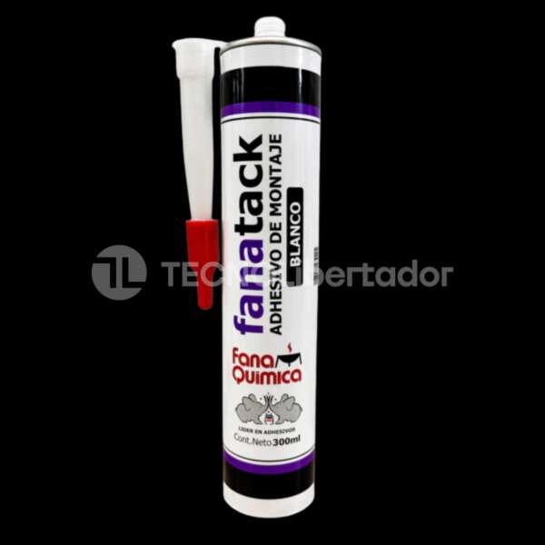 Fanatack Fana Quimica Adhesivo Montaje Blanco 300ml