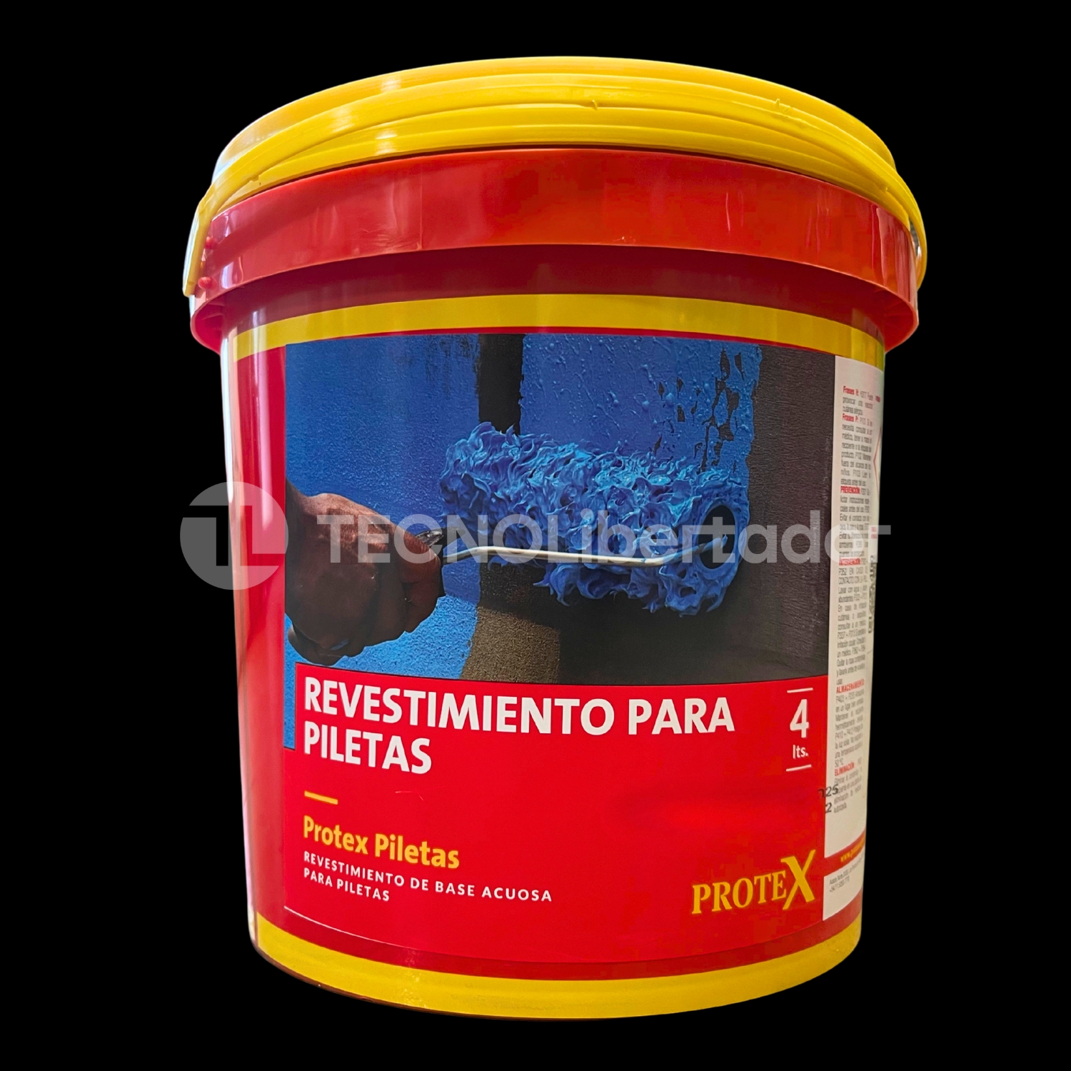 Pintura Piletas Protex 4 Lts Celeste Al Agua Impermeable