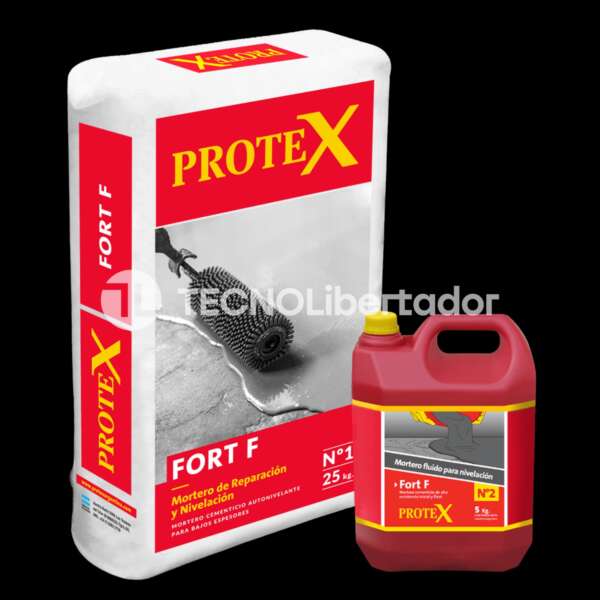 Protex Fort F 30kg Mortero Reparación Autonivelante