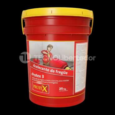 Acelerante Protex 3 25kg Fragüe Simple Morteros Hormigones