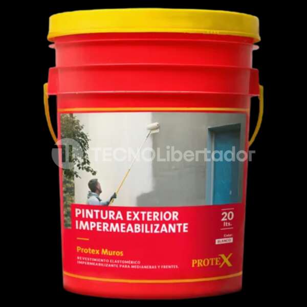 Protex Muros 20kg Pintura Para Frentes Impermeable