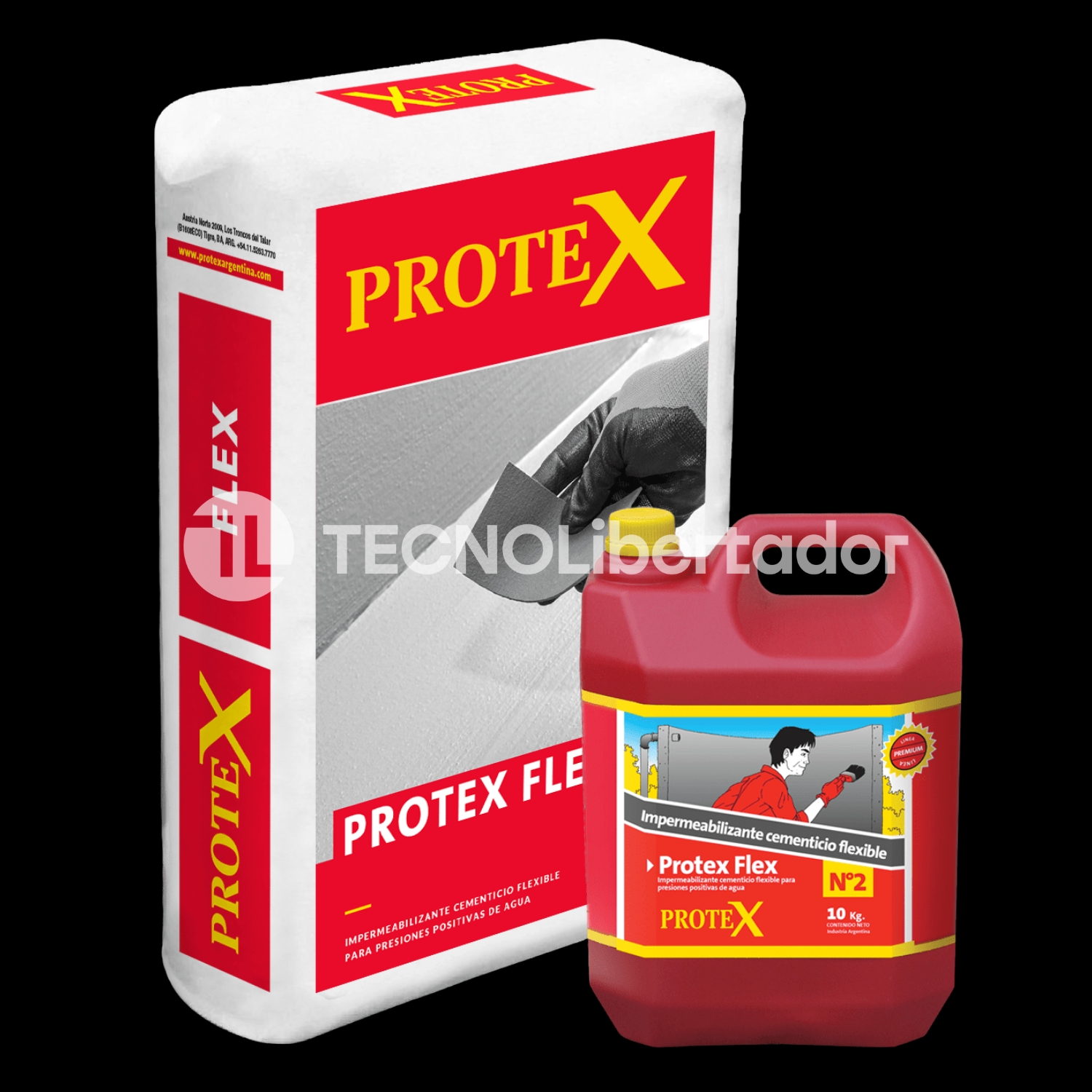 Protex Flex 35kg Impermeabilizante Flexible Tanques Piletas