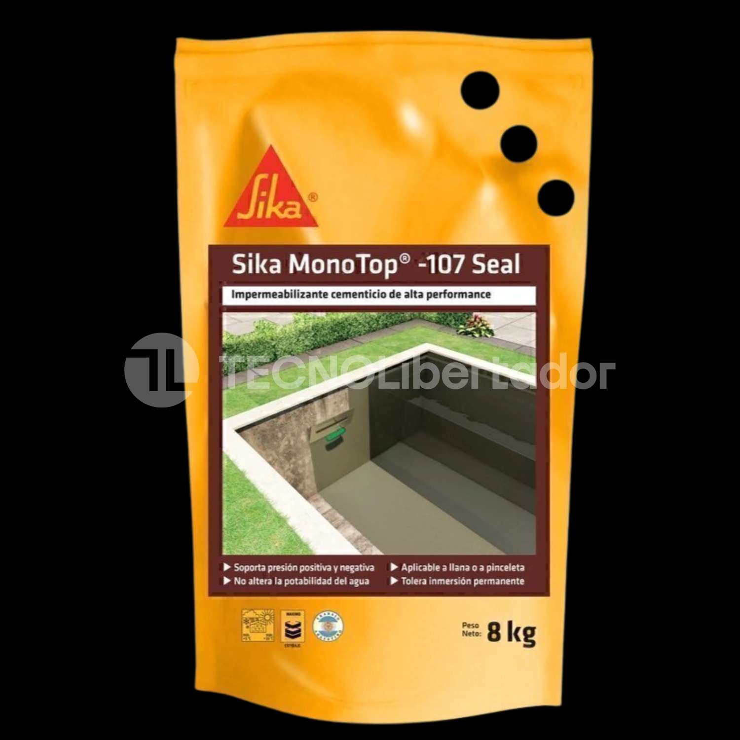 Sika Monotop 107 8kg Impermeabilizante Cementicio