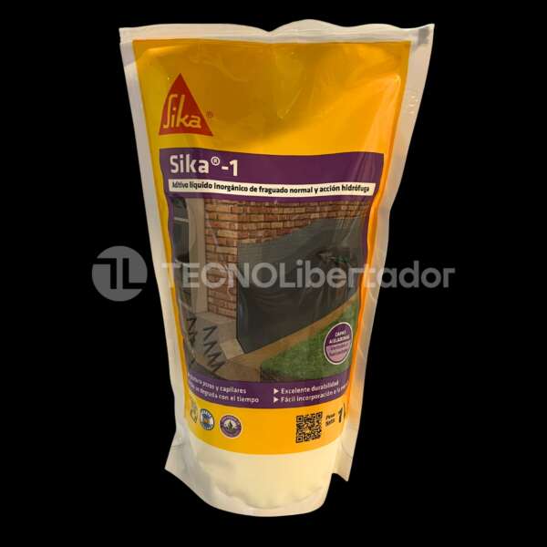 Sika 1 Hidrofugo Tipo Cerecita Revoque Carpeta Mortero 1kg