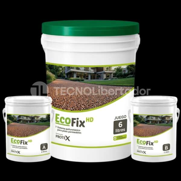 Fijador Pisos Drenantes Transitable Ecofix Hd Protex 6lts